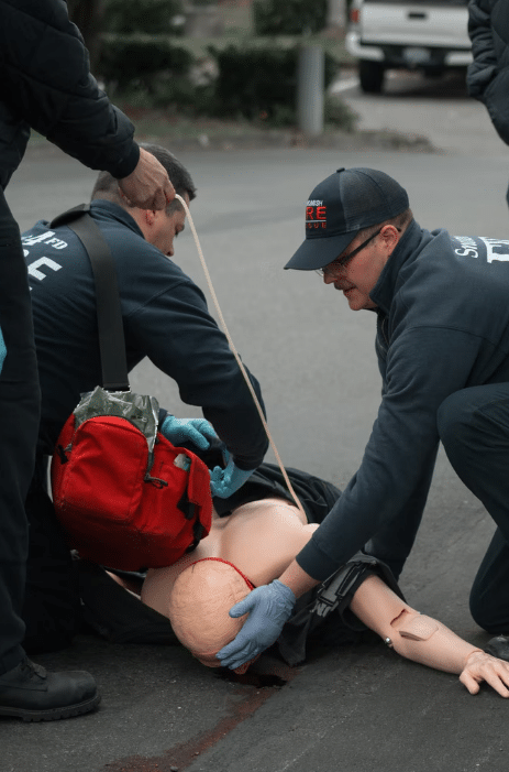 Training for level 3 first aid in Richmond