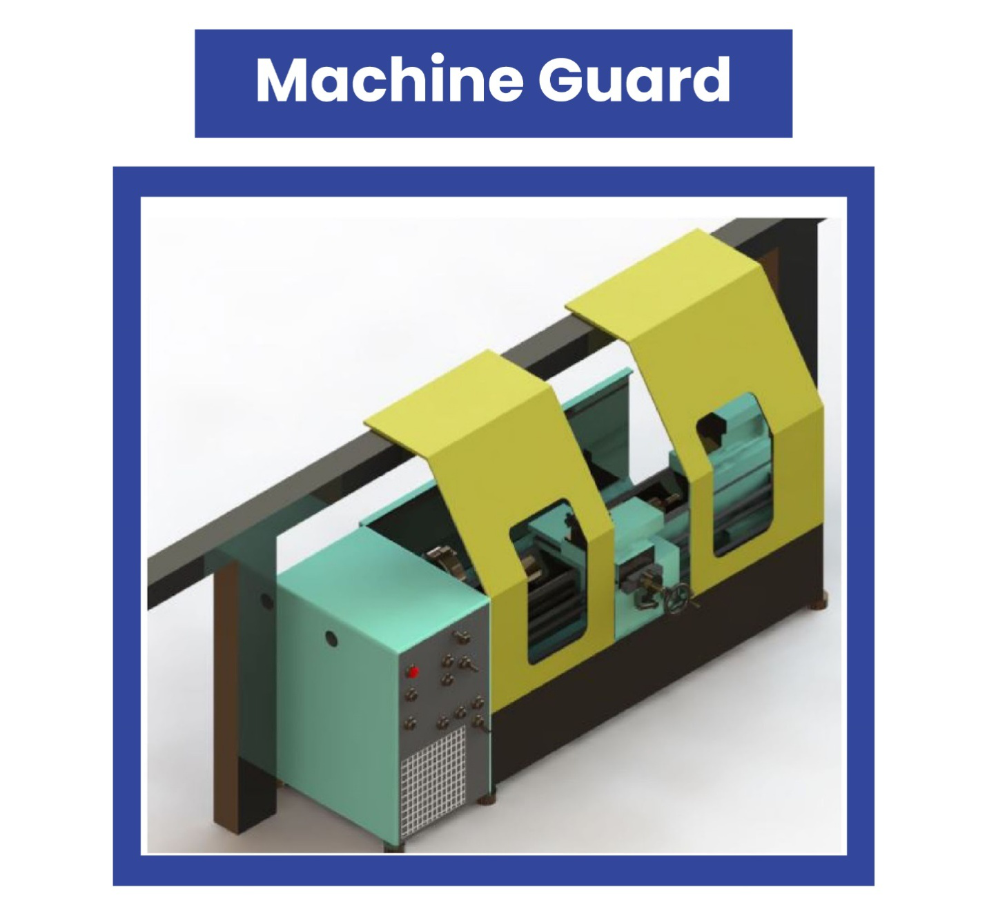 An illustration of a machine guard