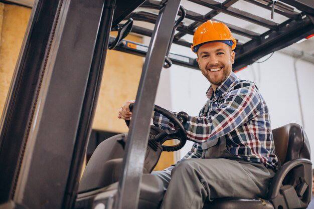 A trained forklift operator